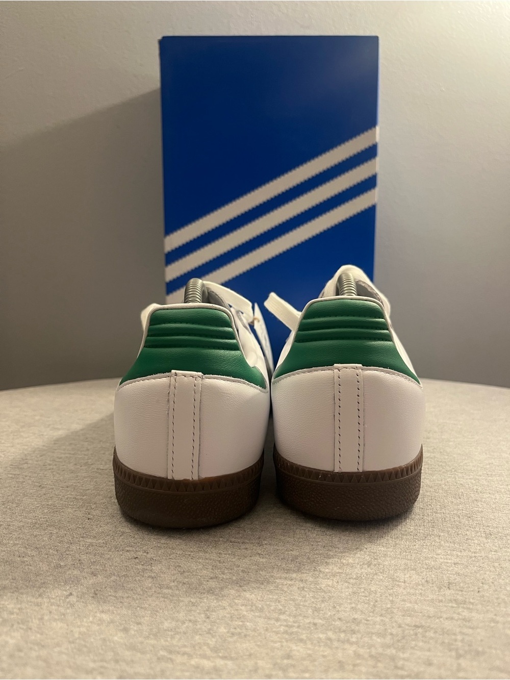 Adidas Samba OG Cloud White Green Gum Indoor Soccer Men's Size 10 IG1024 - Picture 5 of 12